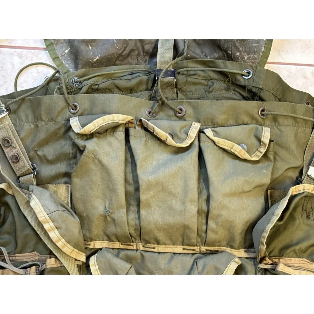 US Army LC-1 Large Combat Field Pack Alice Backpack No Frame Vintage Rucksack